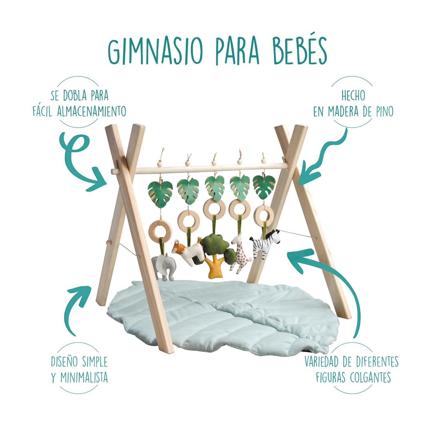 Gimnasio "Mis amigos de la Selva" (No incluye Playmat)