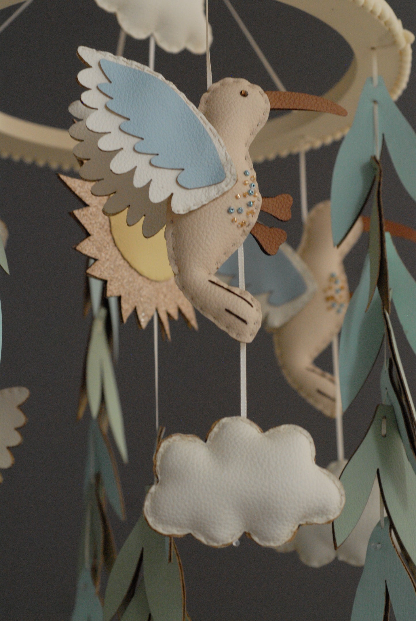 Móvil "El mensaje del Colibrí" Niño